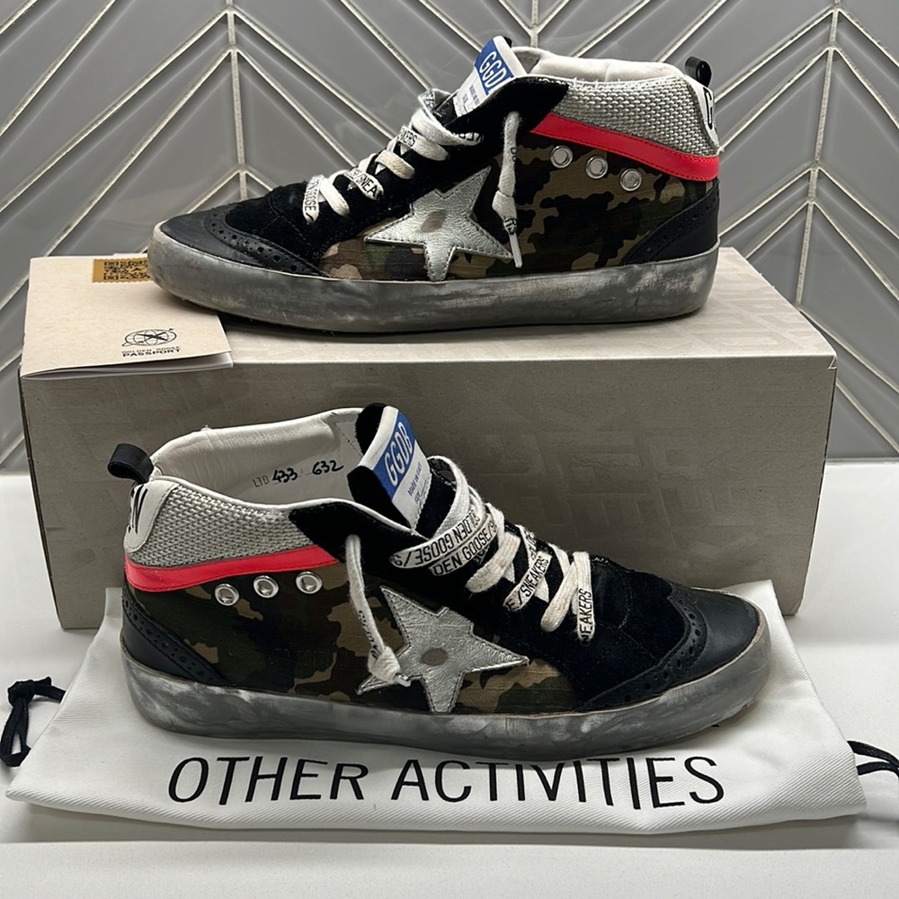 Golden Goose Camouflage MidStar Sneaker